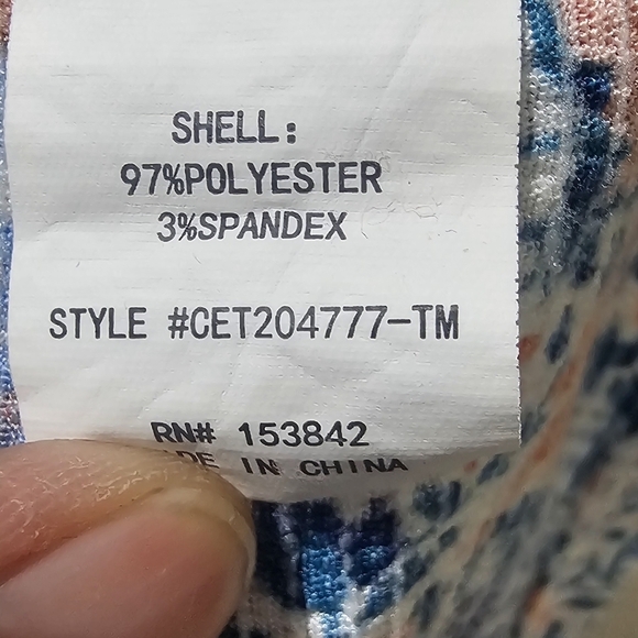 Melloday Woman's XL Sleeveless Floral Blouse - Picture 5 of 5